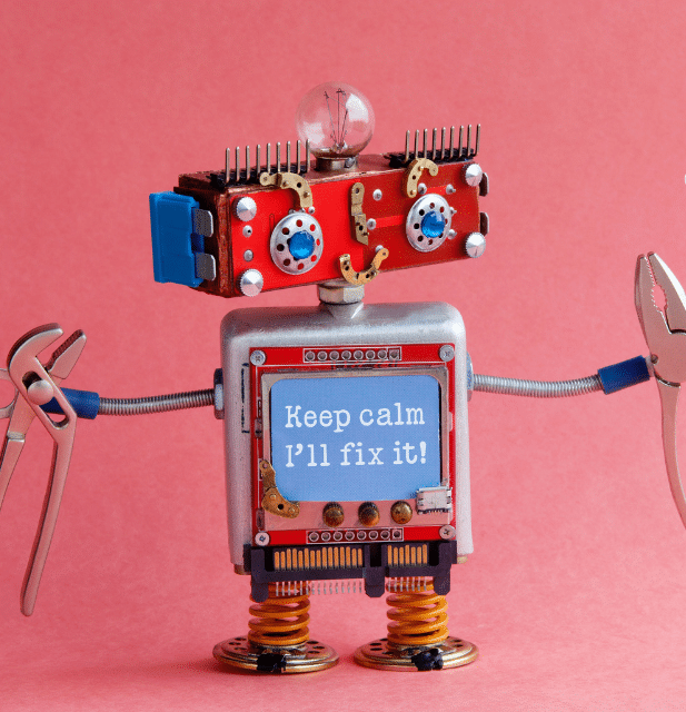 Roboter zum Website Umzug